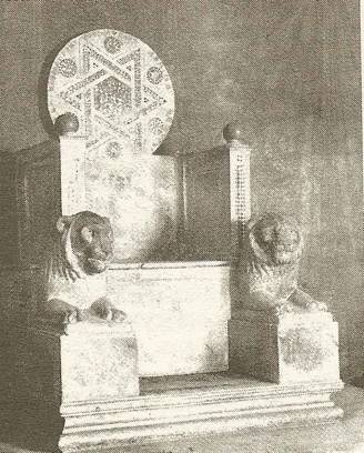 Throne at Anagni Cathedral